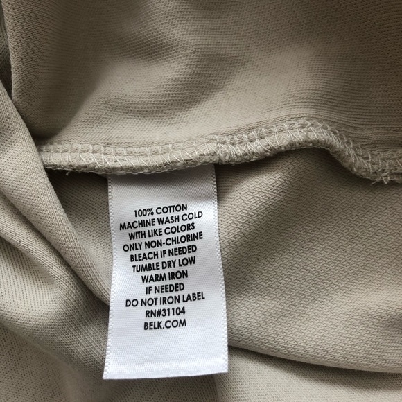 Kim Rogers Square Neck Cream Color Short Sleeve Pullover Top XL NWT - Picture 2 of 10